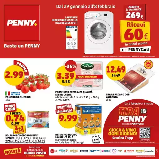 Dal 29 gennaio all'8 febbraio