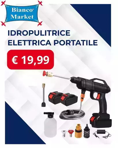 Idropulitrice elettrica portatile