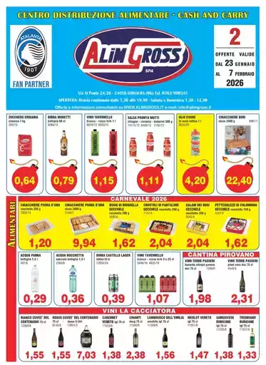 OFFERTE VALIDE DAL 23 GENNAIO AL 7 FEBBRAIO 2026 OFFERTE VALIDE DAL 23 GENNAIO AL 7 FEBBRAIO 2026