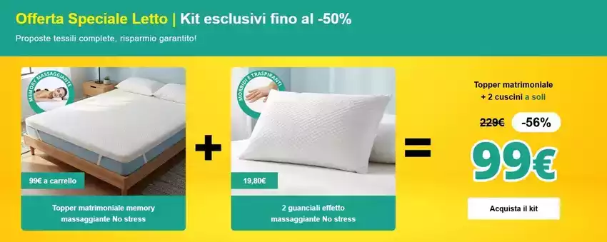 Offerta speciale letto