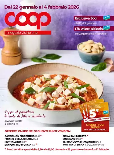 Dal 22 gennaio al 4 febbraio 2026 Dal 22 gennaio al 4 febbraio 2026