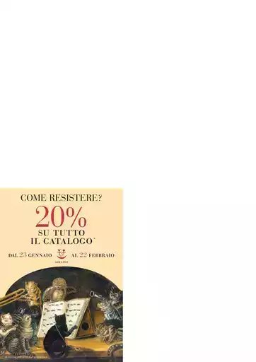 20% su tutto il catalogo