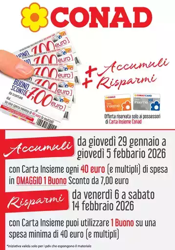 + ACCUMULI + RISPARMI