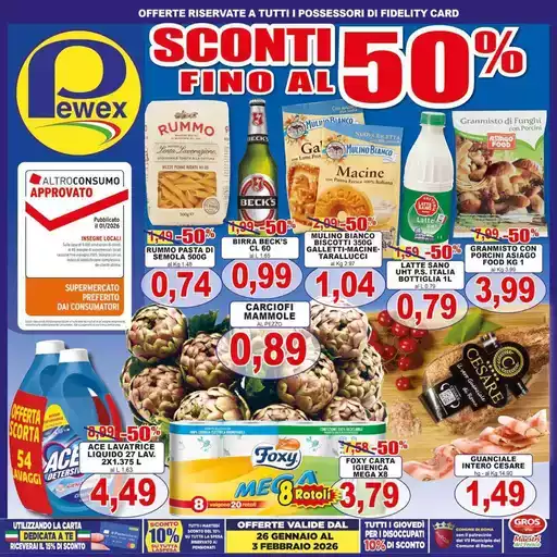 Sconti fino al 50% Sconti fino al 50%