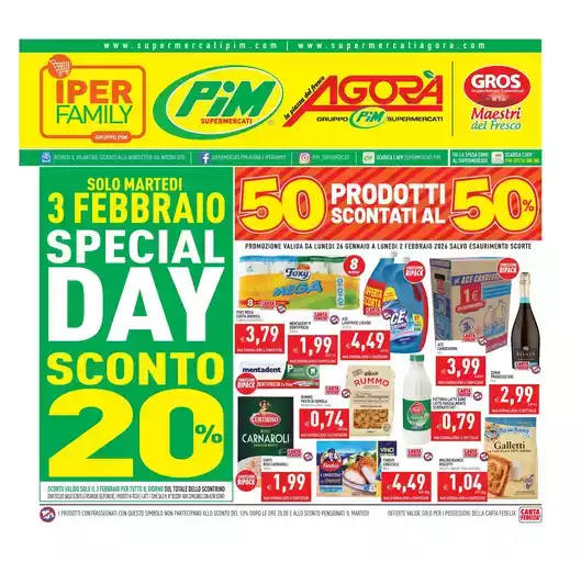 50 prodotti scontati al 50% 50 prodotti scontati al 50%