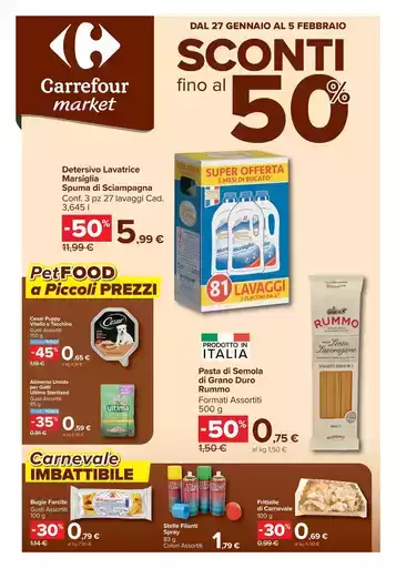 Sconti fino al 50%