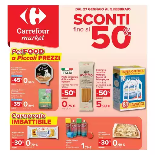 Sconti fino al 50%
