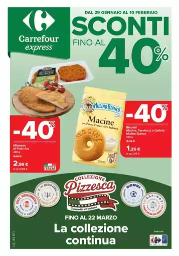 Sconti fino al 40%