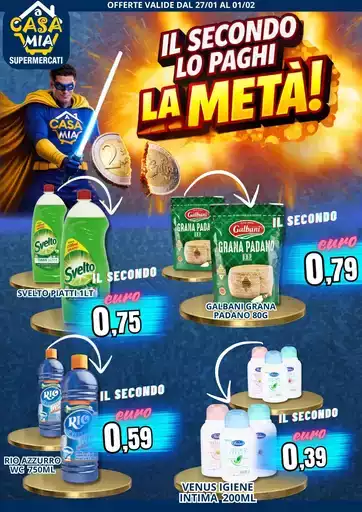 Il secondo lo paghi la meta! Il secondo lo paghi la meta!