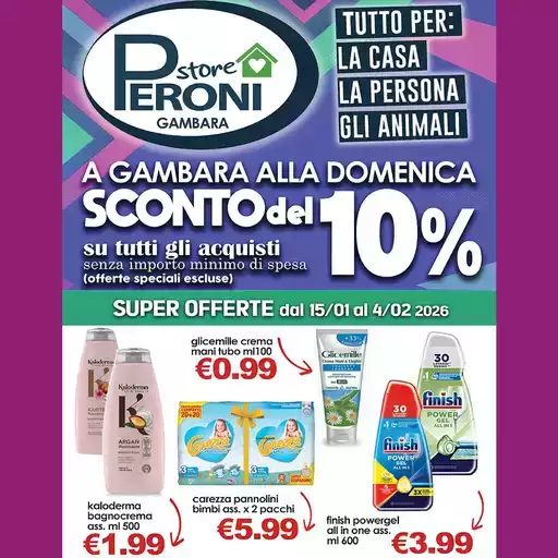Super offerte dal 15/01 al 4/02