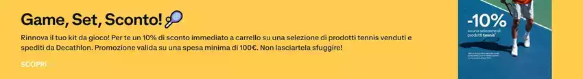 Game, Set, Sconto!