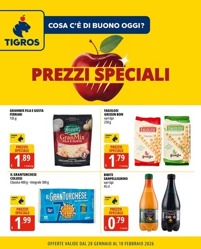 Prezzi speciali