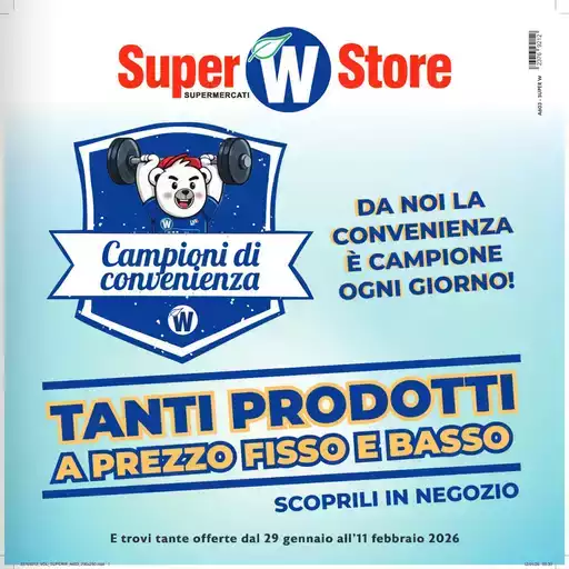 Tanti prodotti a prezzo fisso e basso Tanti prodotti a prezzo fisso e basso