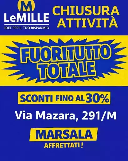 Sconti fino al 30% Sconti fino al 30%