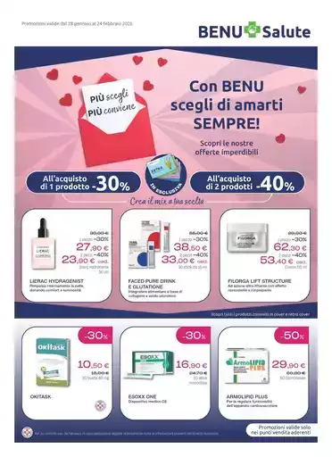 Promozioni valide dal 28 gennaio al 24 febbraio 2026