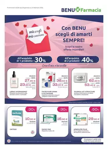 Promozione valide dal 28 gennaio al 24 febbraio 2026