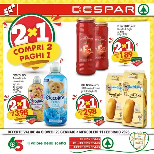 2x1 compri 2 paghi 1