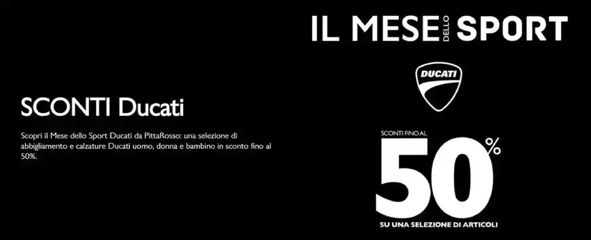 Sconti Ducati 50%