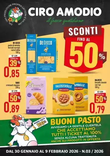Sconti fino al 50%