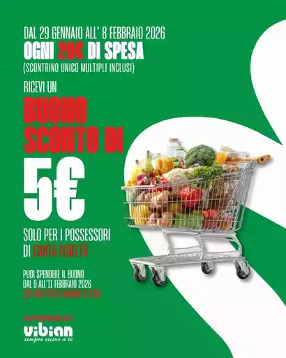 Buono sconto di 5€ Buono sconto di 5€