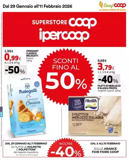 Sconti fino al 50%