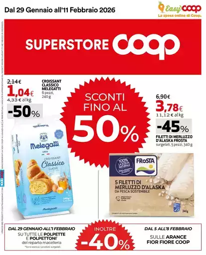 Sconti fino al 50%