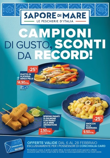 Campioni di gusto, sconti da record!