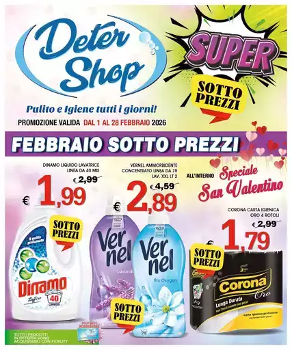 Febbraio sotto prezzi Febbraio sotto prezzi