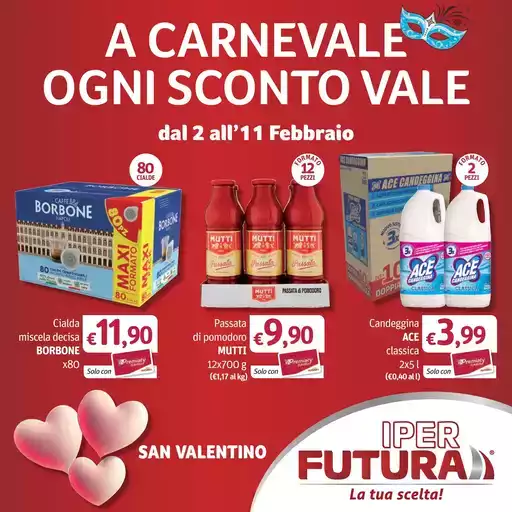 A carnevale ogni sconto vale