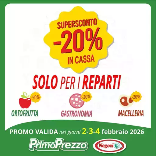 Supersconto -20%