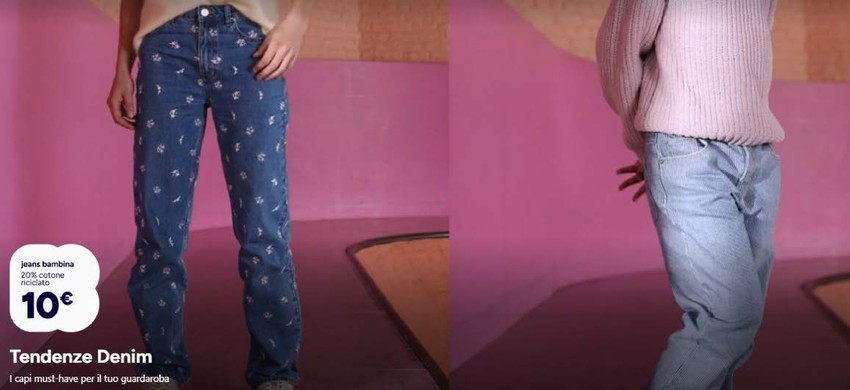 20% cotone riciclato 10 euro