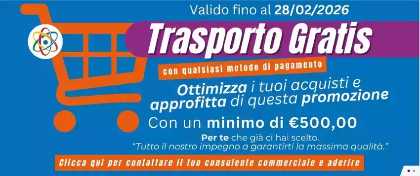 Trasporto gratis Trasporto gratis