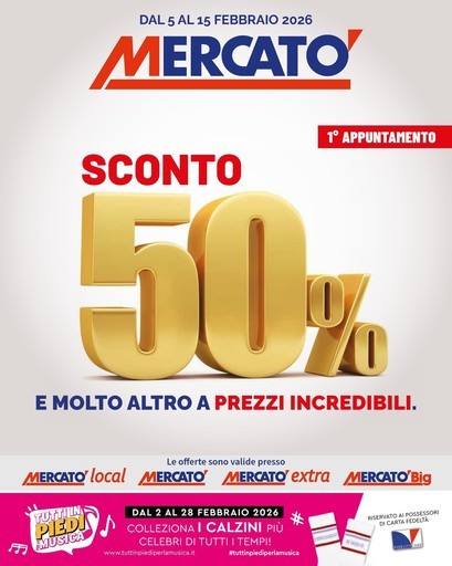 Sconto 50%