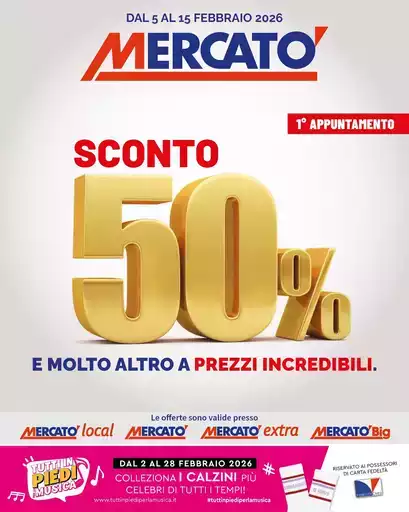 Sconto 50%