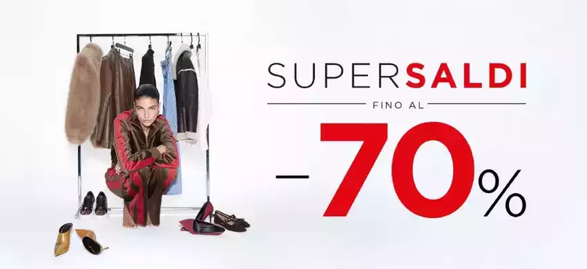 Supersaldi fino al -70%