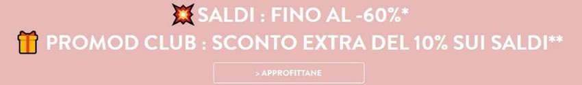 Saldi: Fino al -60%