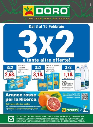 3x2 e tante altre offerte!