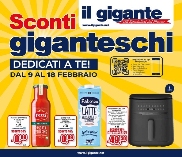 Sconti giganteschi Sconti giganteschi