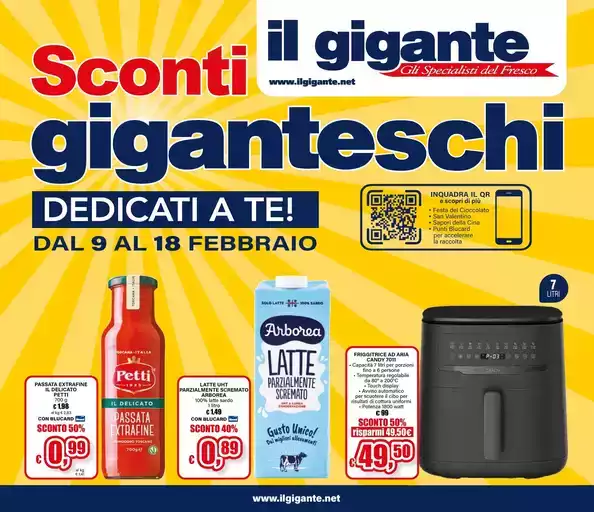 Sconti giganteschi