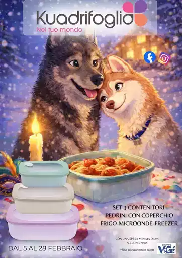 Dal 5 al 28 febbraio