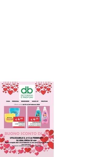 Offerte valide dal 01 al 26 febbraio 2026