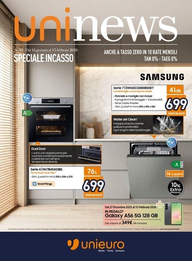Speciale incasso da Unieuro!