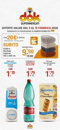 Offerte valide dal 5 al 15 febbraio 2026