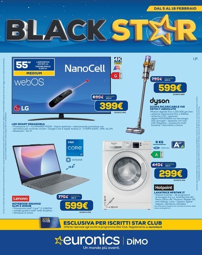 BLACK STAR - OFFERTE STELLARI BLACK STAR - OFFERTE STELLARI