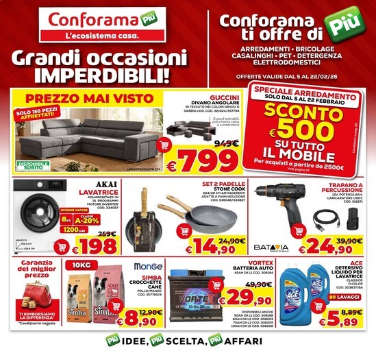 Grandi occasioni imperdibili!