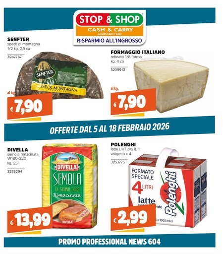 OFFERTE DAL 5 AL 18 FEBBRAIO 2026