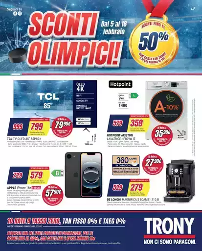 Sconti olimpici!
