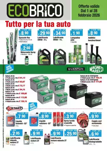 Offerte valide dal 1 al 28 febbraio 2026