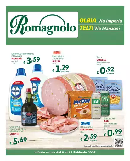 Offerte valide dal 6 al 18 Febbraio 2026