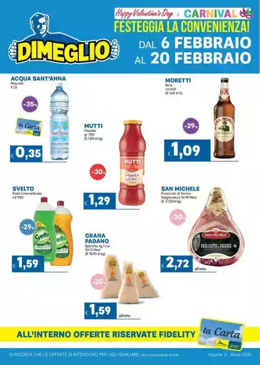 DAL 6 FEBBRAIO AL 20 FEBBRAIO